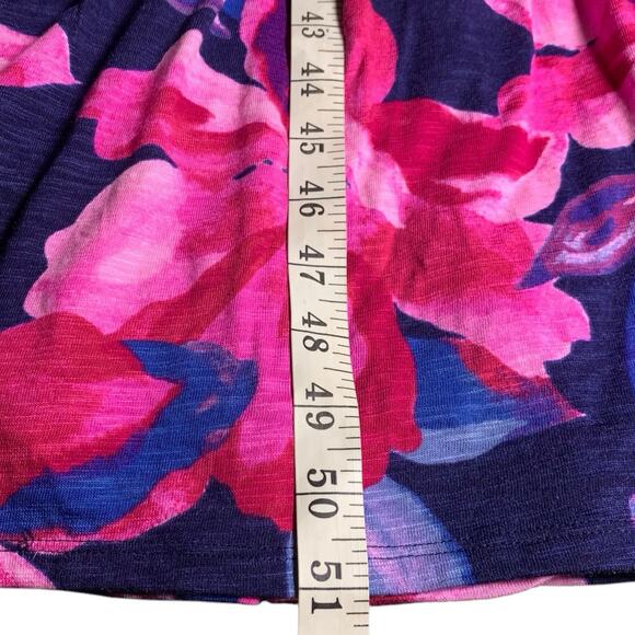 Chico's Dress Women's Size 4 (2X) Soft Sepal Tiered Maxi Raspberry Truffle NWT - Picture 7 of 7